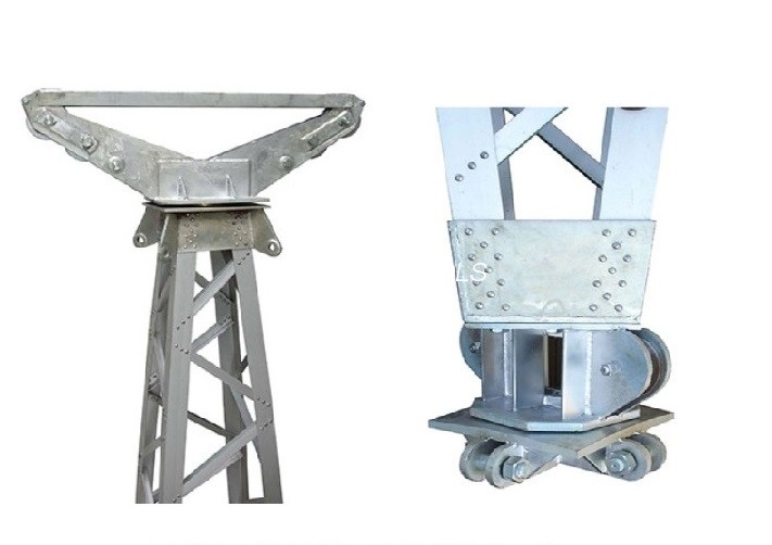 Rėmo stiliaus bokšto montavimo įrankiai Vidinės pakabos grotelės Džin stulpas Derrick Crane