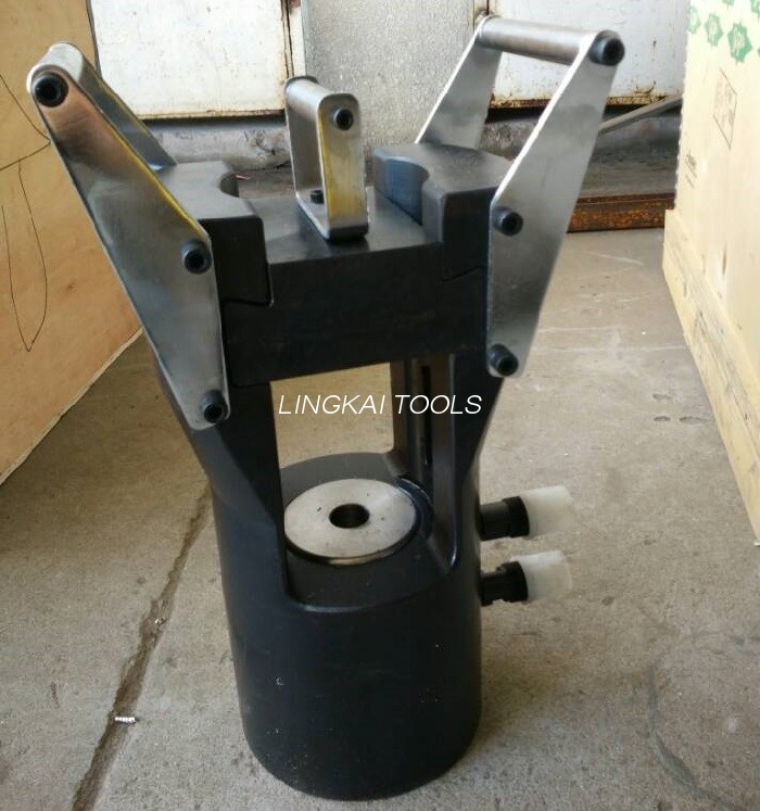 1250KN vielinio lyno hidraulinis kompresorius, 24 mm eiga, skirtas 14–76 mm gnybtų užspaudimui