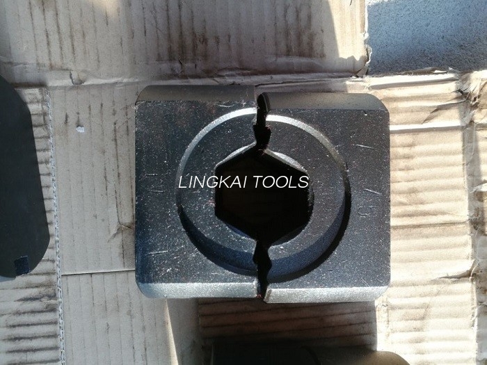 Lengvi šešiakampiai suspaudimo matricų rinkiniai laidininkui / įžeminimo laidui