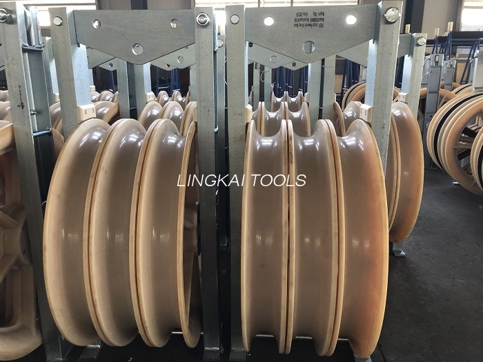 660 mm nailono ritinėlių laidų stygų blokai, skirti prijungtam kabeliui